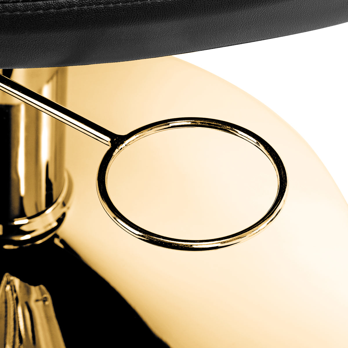 Friseurstuhl Gabbiano Parma Gold Schwarz