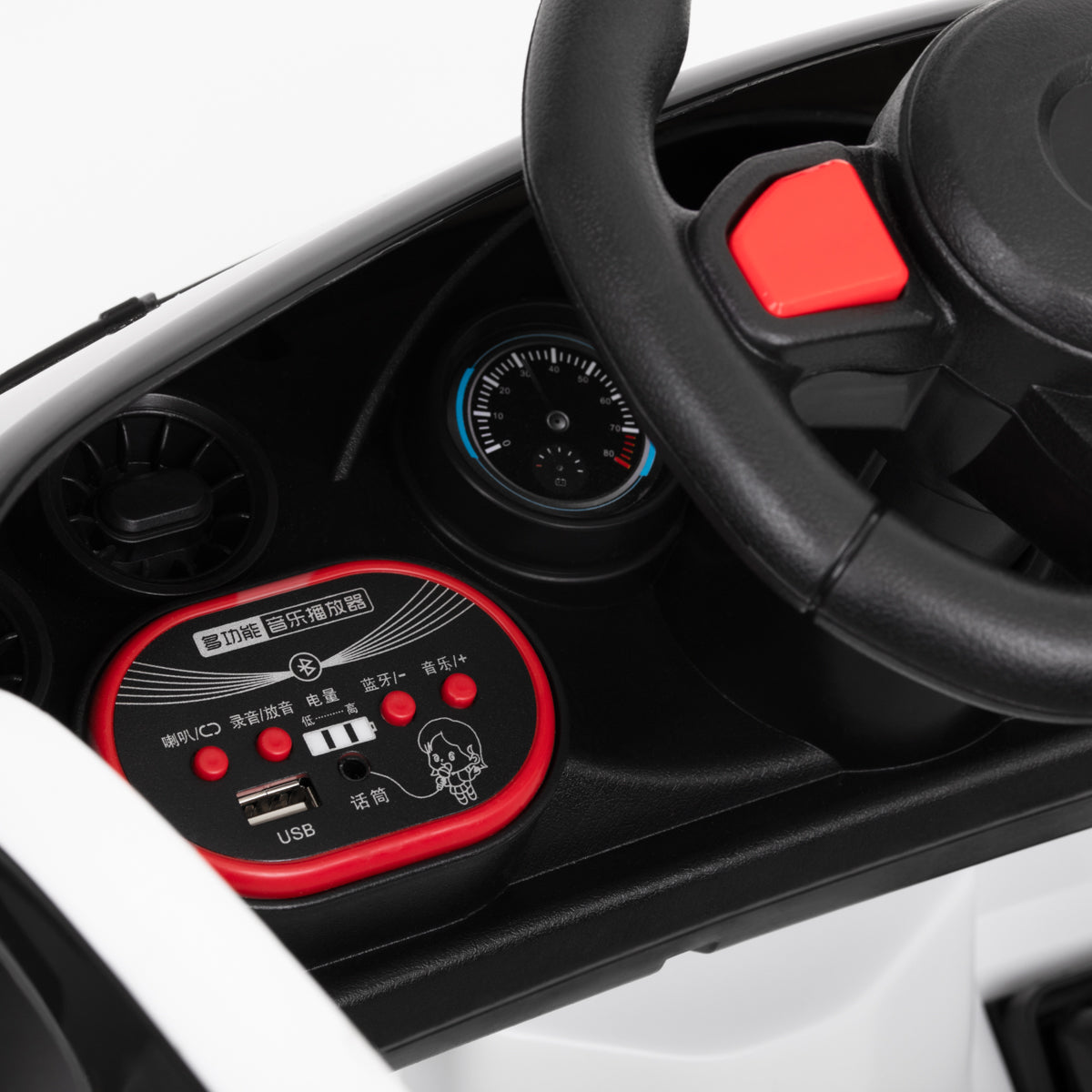 FRISEURSTUHL FÜR KINDER BM AUTO WEIß