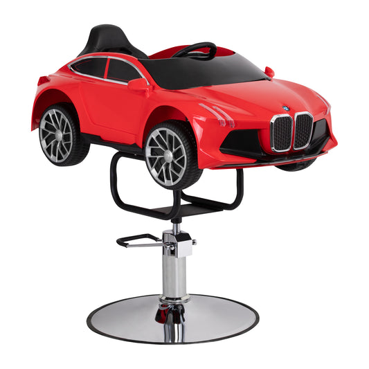 FRISEURSTUHL FÜR KINDER BMW AUTO ROT