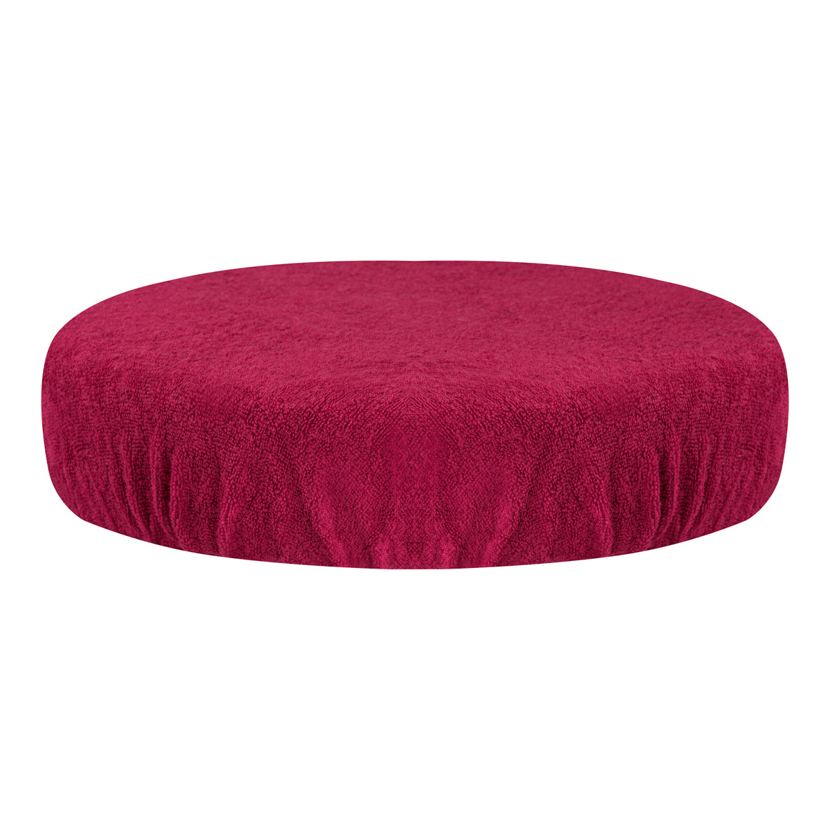 FROTTEEBEZUG FÜR HOCKER FUCHSIA