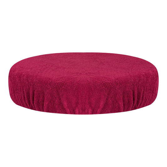 FROTTEEBEZUG FÜR HOCKER FUCHSIA
