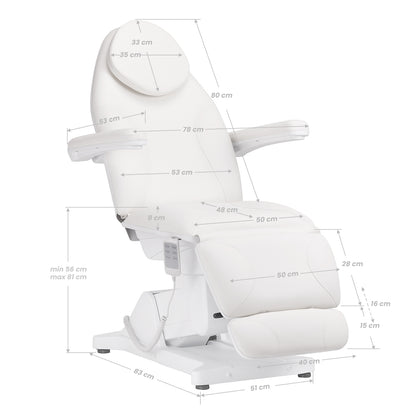 Elektrische Kosmetikliege Sillon Basic 3 Motoren weiß