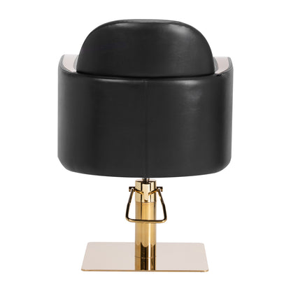 Gabbiano Friseurstuhl Malaga gold schwarz