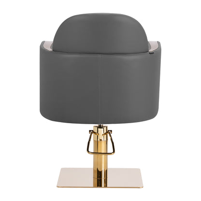 Gabbiano Friseurstuhl Malaga goldgrau