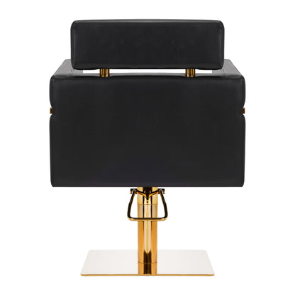 Gabbiano Friseurstuhl Toledo gold schwarz
