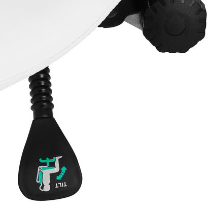 Kosmetikhocker 1004 gold Giovanni weiß