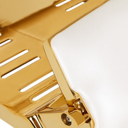 Gabbiano Barberstuhl Francesco Gold weiß