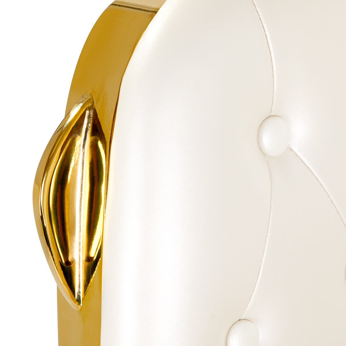 Gabbiano Barberstuhl Francesco Gold weiß