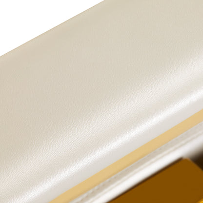 Gabbiano Barberstuhl Francesco Gold weiß