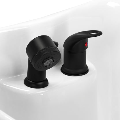 Friseur-Waschanlage Turyn schwarz