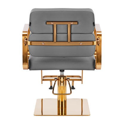 Porto-GM Friseurstuhl grau