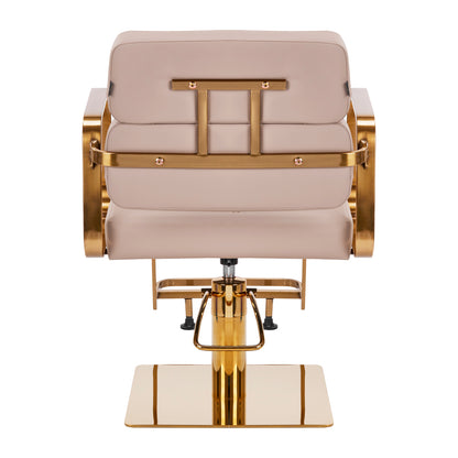 Porto-GM Friseurstuhl beige