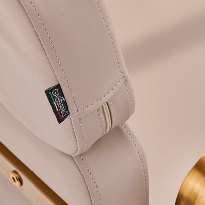 Porto-GM Friseurstuhl beige