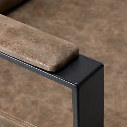 Friseur-Waschstuhl Modena Schwarz Antik