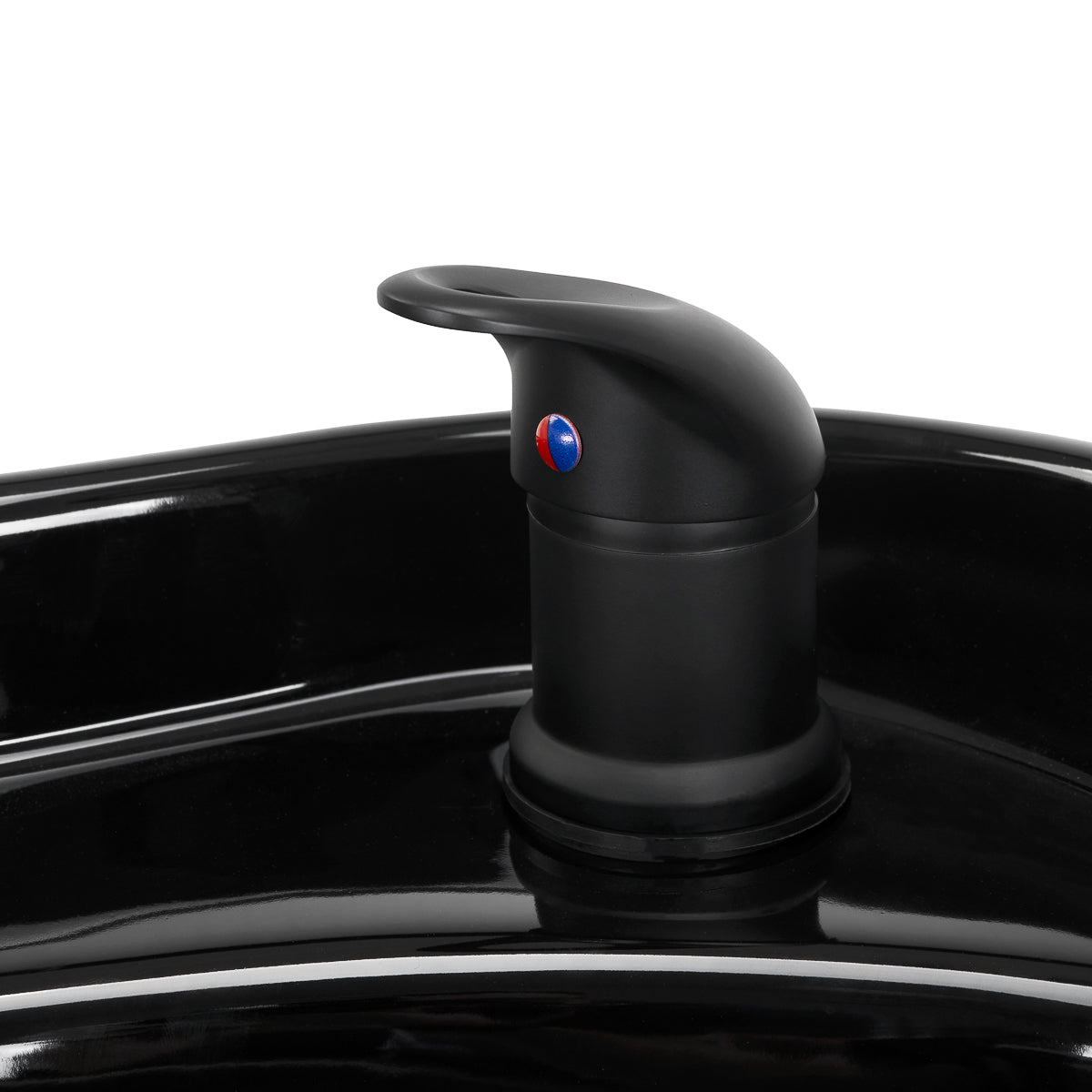 Friseur-Waschstuhl Modena Schwarz Antik