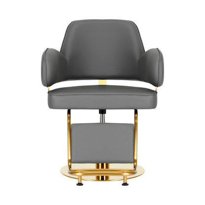 Friseurstuhl Gabbiano Linz NQ Gold Grau