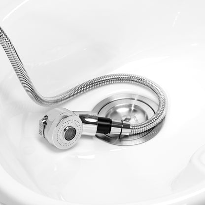 Gabbiano elektrischer Friseur-Waschstuhl TRYCHO schwarz