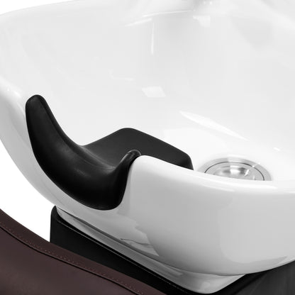 Gabbiano elektrische Friseur-Waschanlage TRYCHO braun