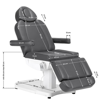 Azzurro 803D 3-motoriger elektrifizierter Kosmetikliege grau