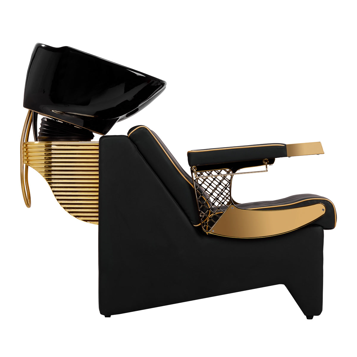 Gabbiano Friseur Waschbecken Marcus gold schwarz