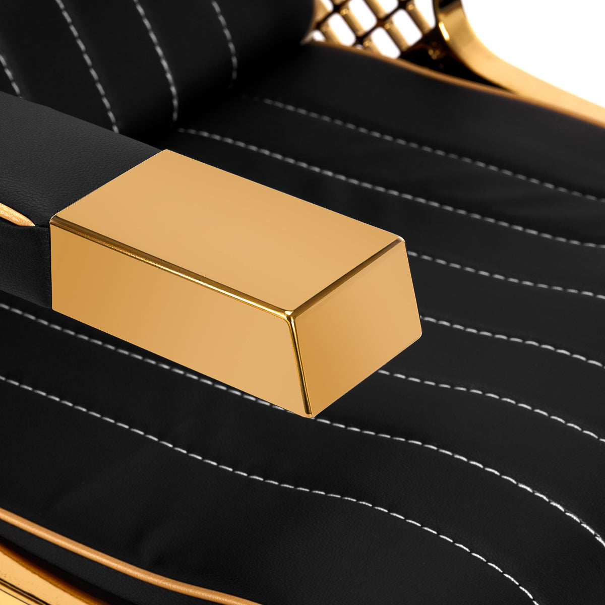 Gabbiano Friseur Waschbecken Marcus gold schwarz