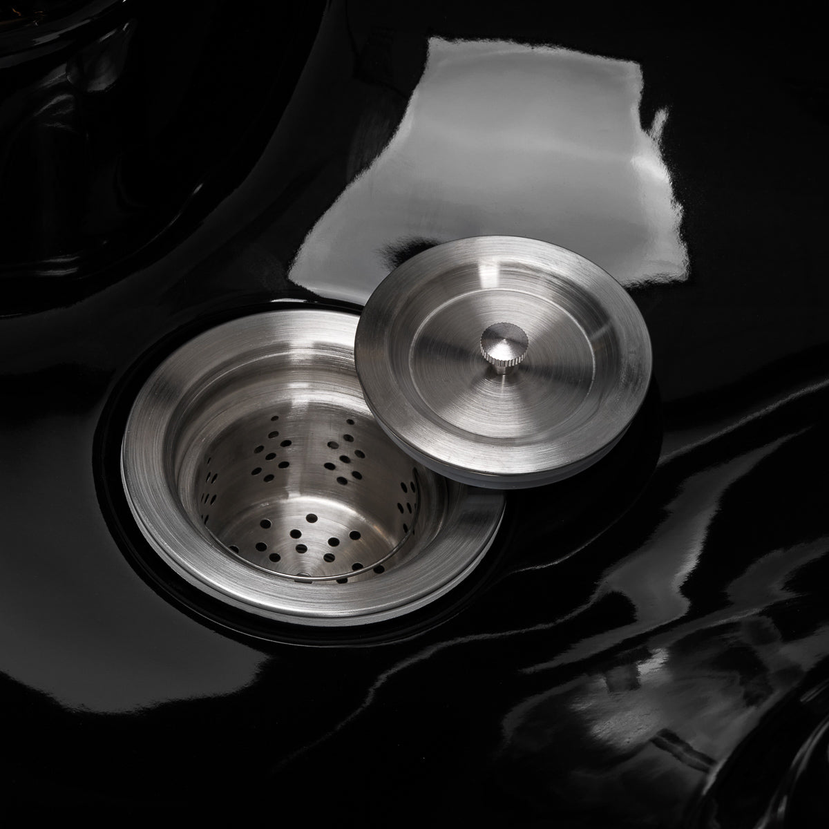 Gabbiano Friseur Waschbecken Marcus gold schwarz