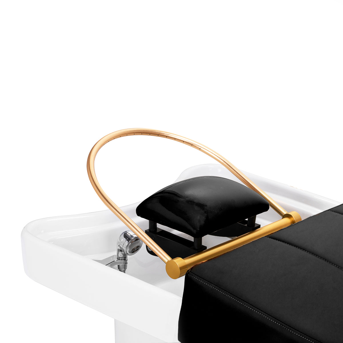 Gabbiano Friseurwaschbecke Liege Head Spa schwarz