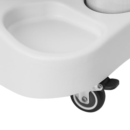 Wagen für Fußbad Azzurro weiß