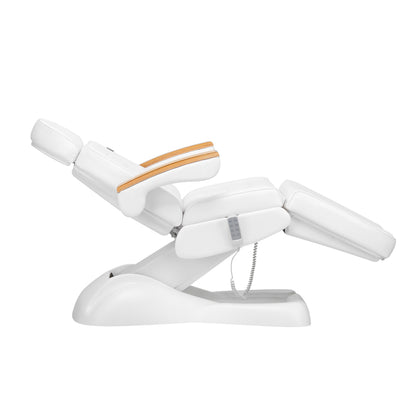 Kosmetikstuhl elektrisch Lux 4M D weiß mit Wiege