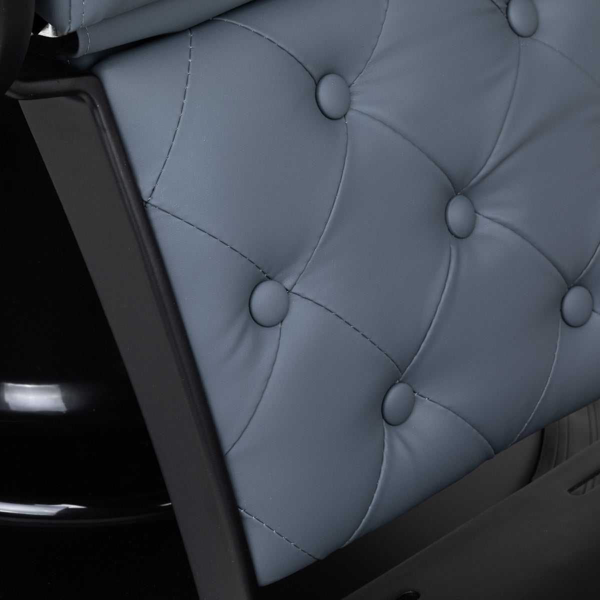 Barberstuhl Francesco Black Graphit