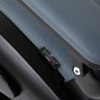 Barberstuhl Francesco Black Graphit