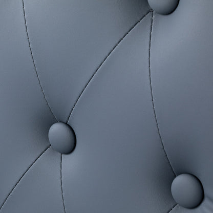 Francesco Barbierstuhl mit Gestell aus Graphit