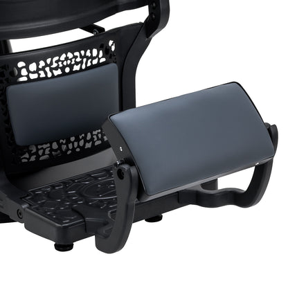 Barberstuhl Niccolo Graphit knopflos