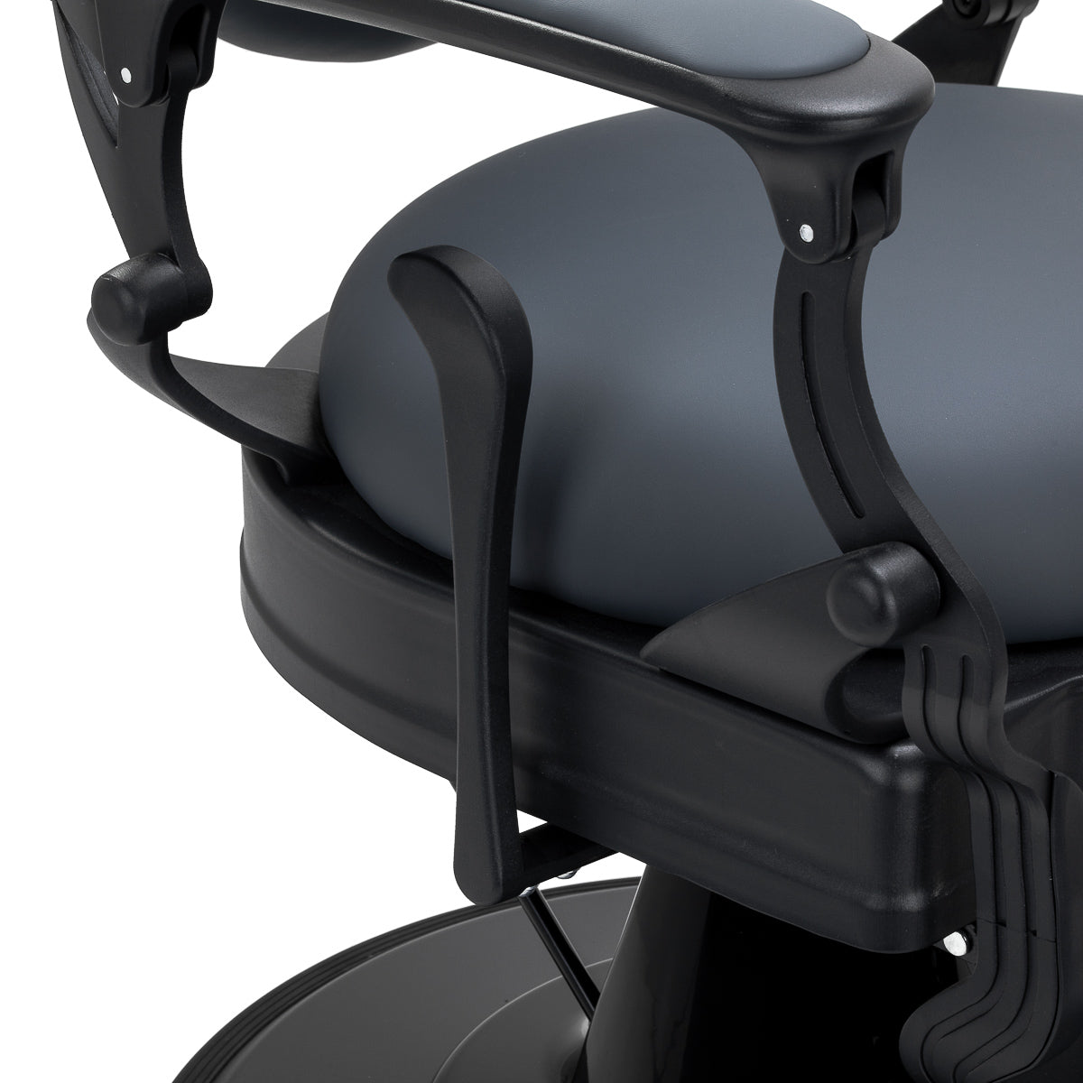 Barberstuhl Niccolo Graphit knopflos