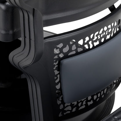 Barberstuhl Niccolo Graphit knopflos