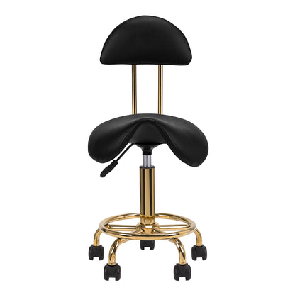 Kosmetikhocker 6001-G gold schwarz zweite Kategorie