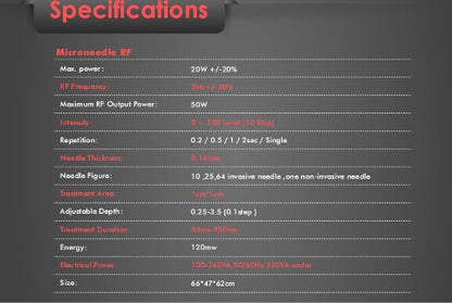 Aesthetic Multi Booster 3 in 1 - Microneedling, RF, Cooling Hammer und Akne-Pen